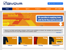Tablet Screenshot of givova.ie